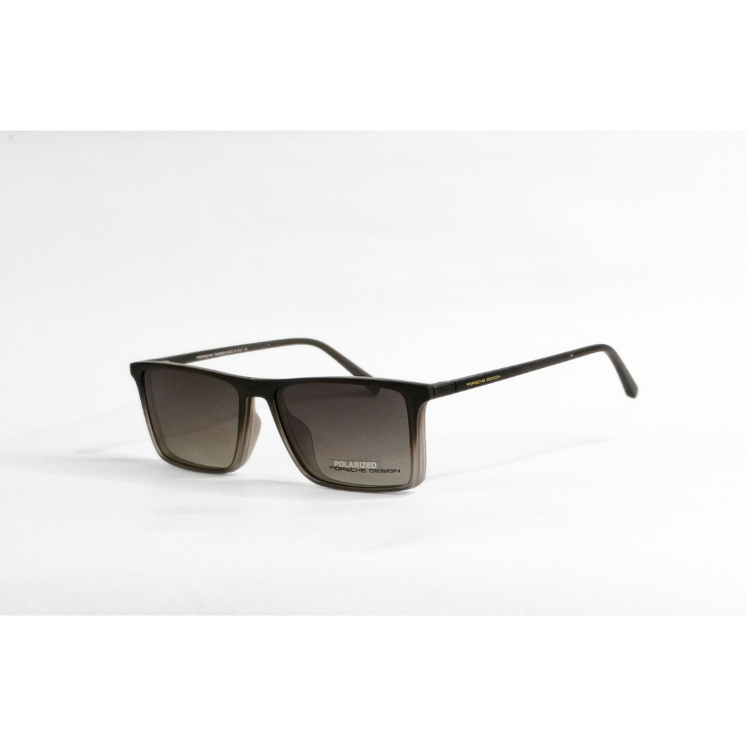Porsche - 7086 - Foldable Attachments - Polarized - Matte Grey Gradient