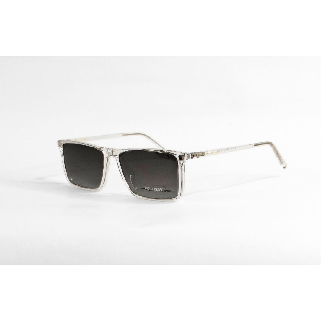 Porsche - 7086 - Foldable Attachments - Polarized - Pearl White
