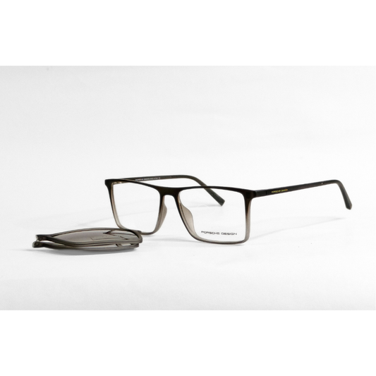 Porsche - 7086 - Foldable Attachments - Polarized - Matte Grey Gradient