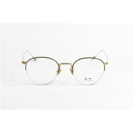 Romeholiday - Round - Golden Semi Rimless