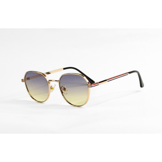 Noir - 8702 - Yellow & Blue Gradient - Sunglasses