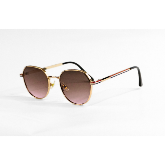 Noir - 8702 - Golden & Rose Gradient - Sunglasses