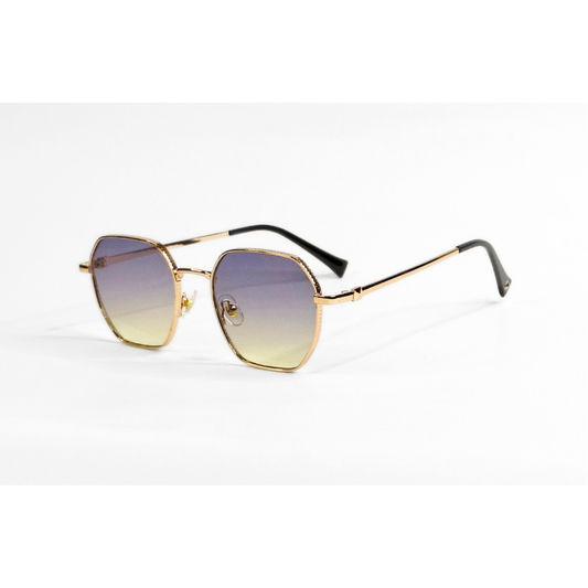 Noir - 8717 - Yellow & Blue Gradient - Sunglasses
