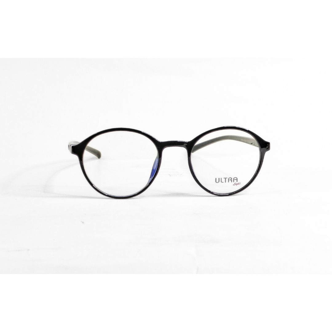 Ultra Light - 6114 - Round - Shiny Black