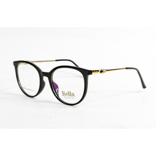 Bella - 612 - Round - Shiny Black