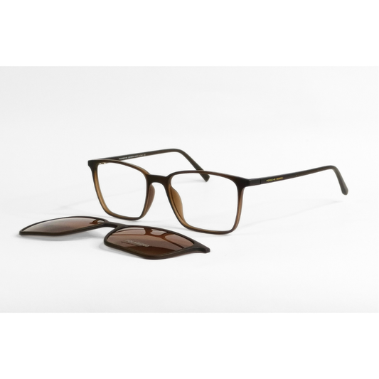 Porsche - 7083 - Attachments - Polarized - Matte Brown