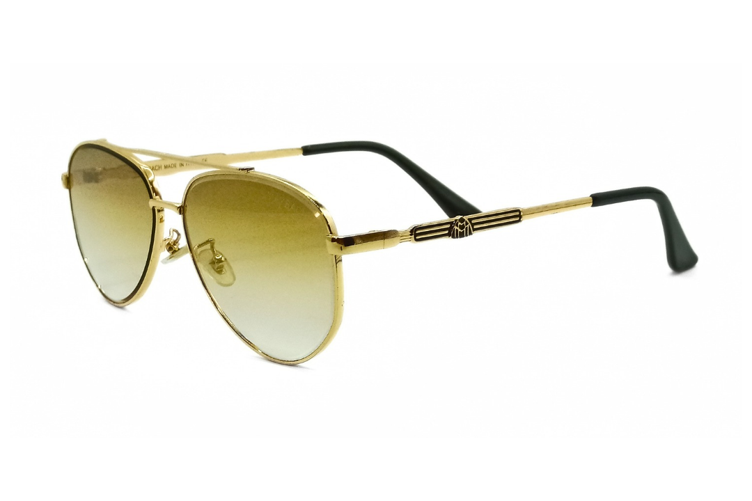 Maybach - Metal Aviator Double Bridge Sunglasses