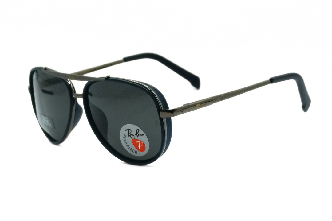 Rayban Polarized UV Protection Metal Matte Sunglasses